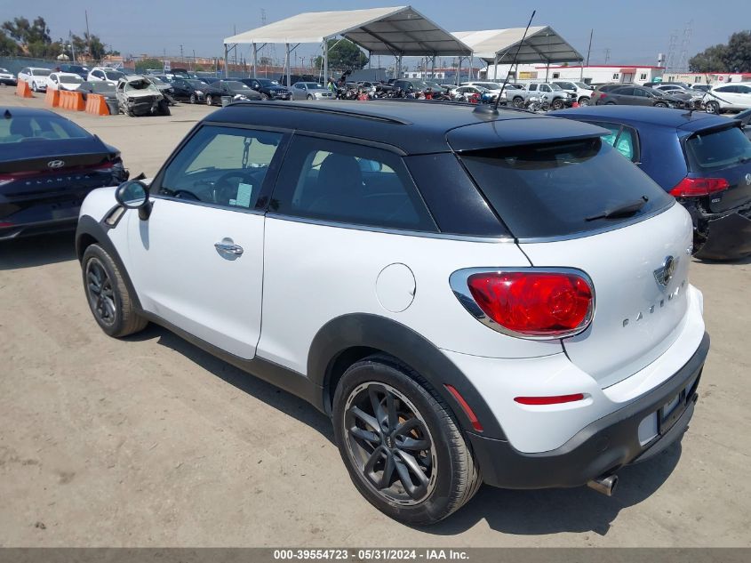 2015 Mini Paceman Cooper S VIN: WMWSS5C52FWT84437 Lot: 39554723