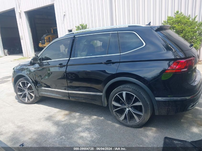 2022 Volkswagen Tiguan 2.0T Sel R-Line VIN: 3VV4B7AX3NM012570 Lot: 39554725