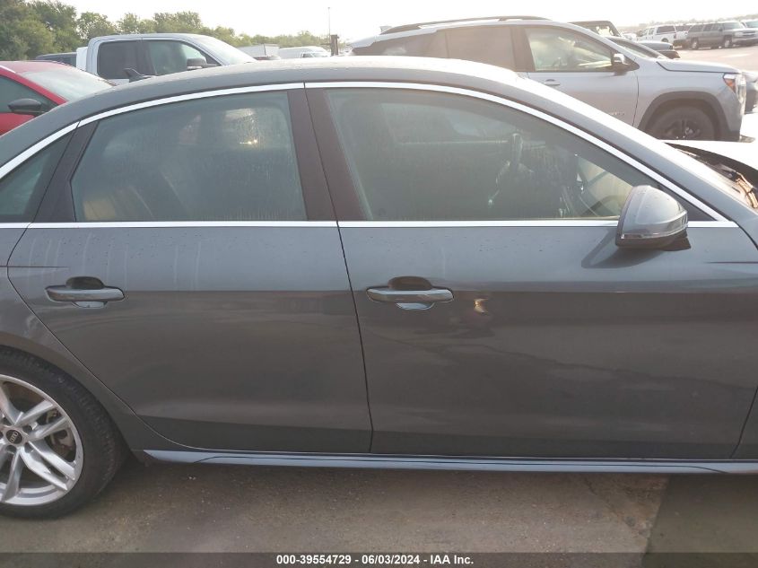 2023 Audi A4 Premium Plus 45 VIN: WAUEAAF48PA020422 Lot: 39554729