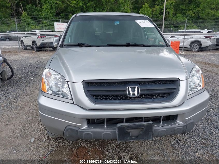2005 Honda Pilot Ex VIN: 2HKYF18485H526143 Lot: 39554739