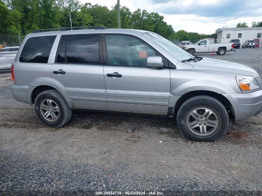 2005 Honda Pilot Ex VIN: 2HKYF18485H526143 Lot: 39554739