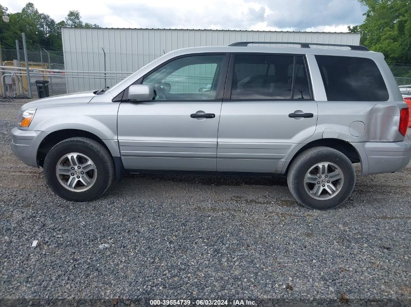 2005 Honda Pilot Ex VIN: 2HKYF18485H526143 Lot: 39554739