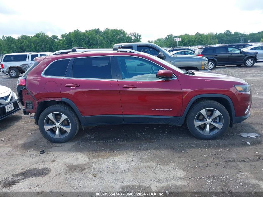 2019 Jeep Cherokee Limited 4X4 VIN: 1C4PJMDX6KD321403 Lot: 39554743