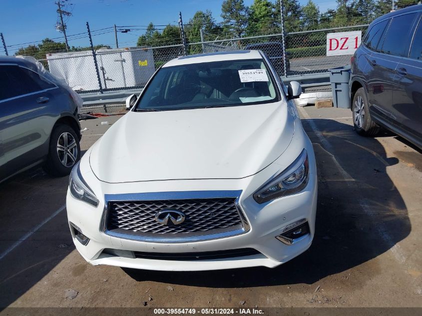 2020 Infiniti Q50 Luxe Awd VIN: JN1EV7AR2LM254855 Lot: 39554749