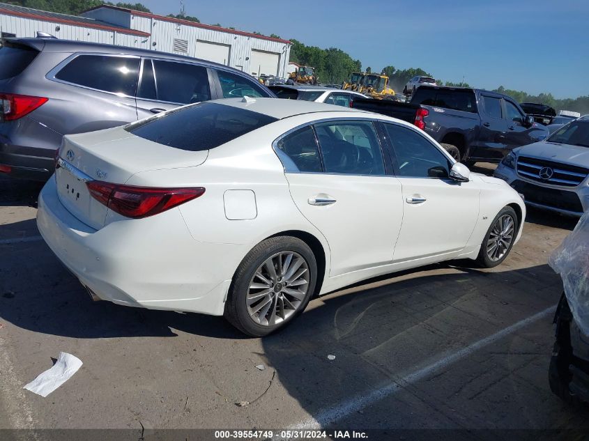 2020 Infiniti Q50 Luxe Awd VIN: JN1EV7AR2LM254855 Lot: 39554749