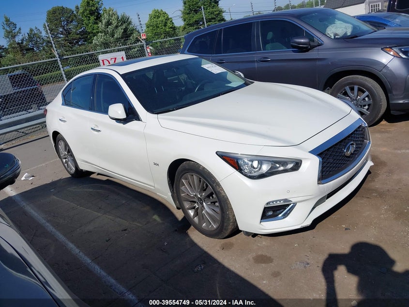 2020 Infiniti Q50 Luxe Awd VIN: JN1EV7AR2LM254855 Lot: 39554749