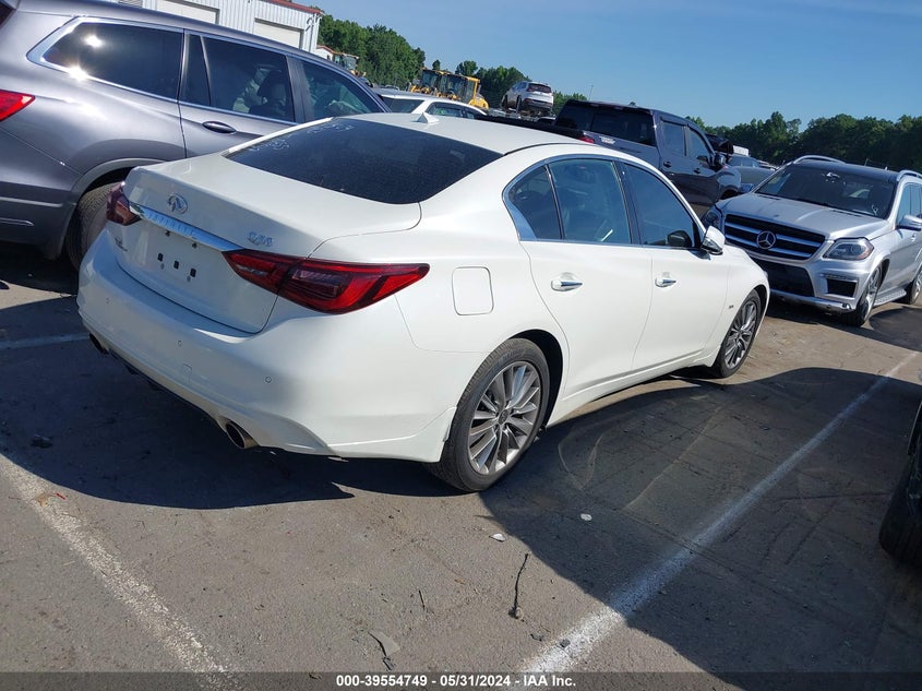 2020 Infiniti Q50 Luxe Awd VIN: JN1EV7AR2LM254855 Lot: 39554749