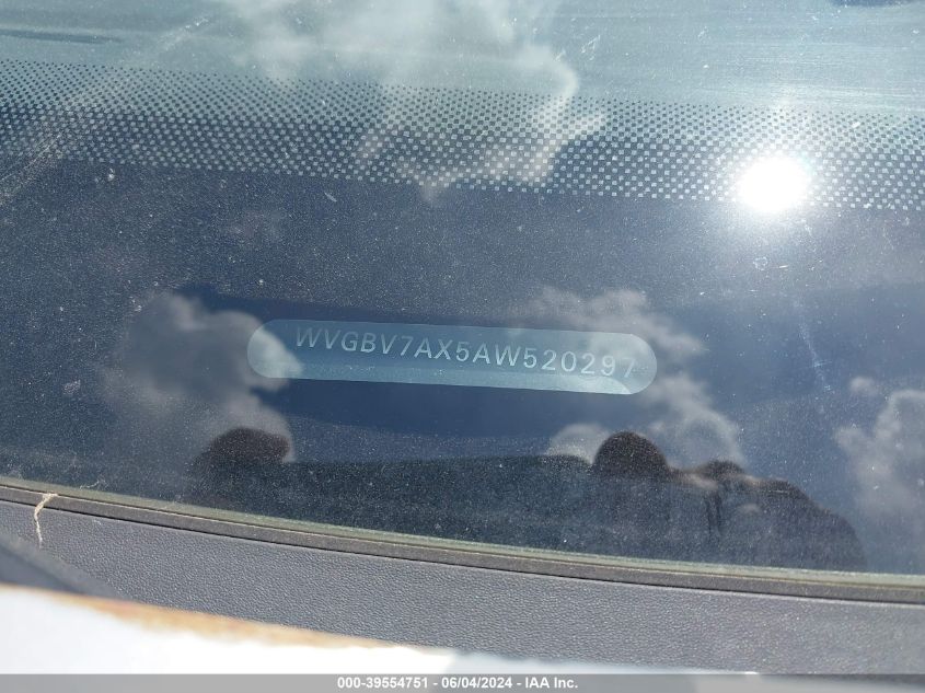 2010 Volkswagen Tiguan Wolfsburg Edition VIN: WVGBV7AX5AW520297 Lot: 39554751