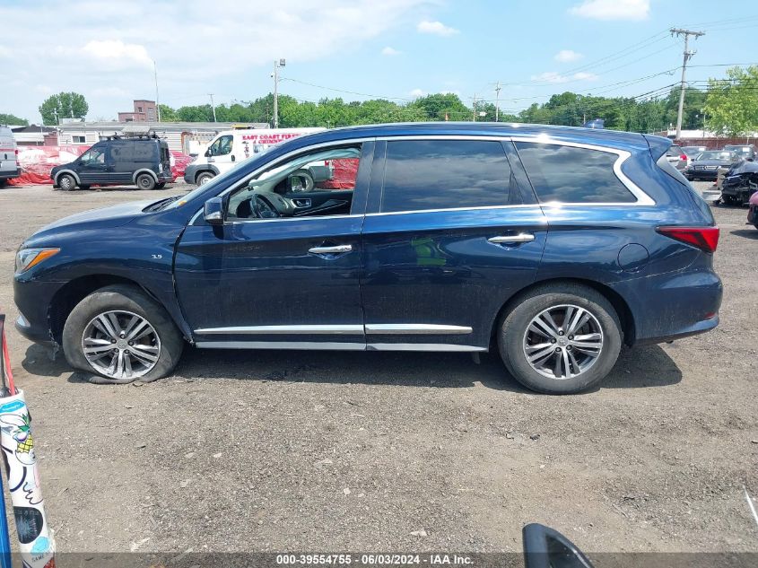 2019 Infiniti Qx60 Pure VIN: 5N1DL0MN0KC568115 Lot: 39554755