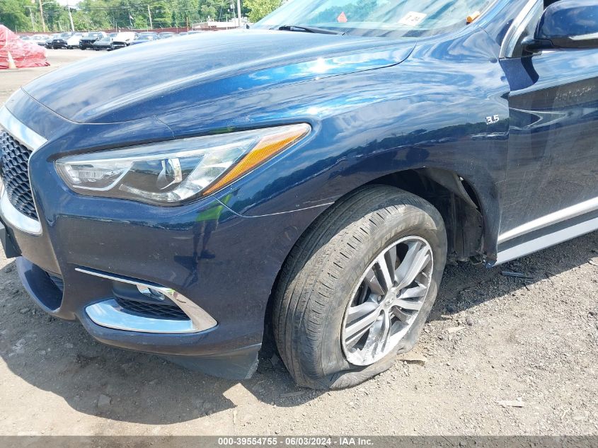 2019 Infiniti Qx60 Pure VIN: 5N1DL0MN0KC568115 Lot: 39554755