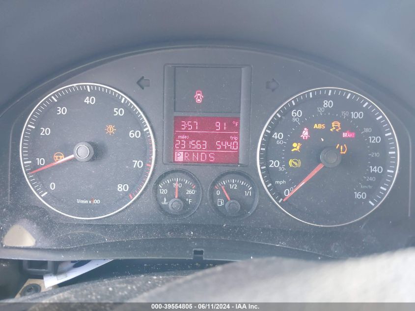 2008 Volkswagen Jetta Se/Sel VIN: 3VWRM71K38M070389 Lot: 39554805