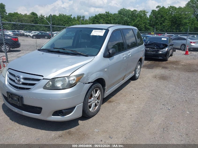 2005 Mazda Mpv Lx VIN: JM3LW28A250532367 Lot: 39554806