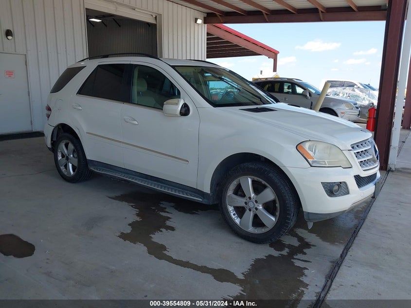 2010 Mercedes-Benz Ml 350 VIN: 4JGBB5GB4AA604990 Lot: 39554809