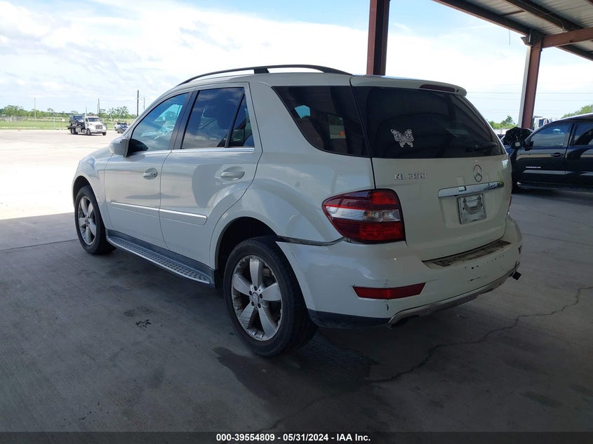 2010 Mercedes-Benz Ml 350 VIN: 4JGBB5GB4AA604990 Lot: 39554809