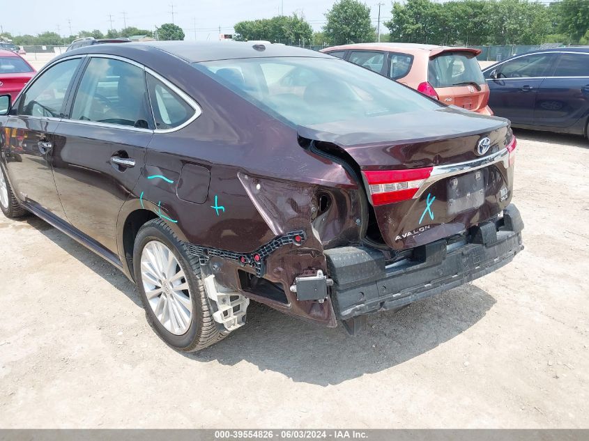 2015 Toyota Avalon Hybrid Xle Touring VIN: 4T1BD1EB5FU036373 Lot: 39554826