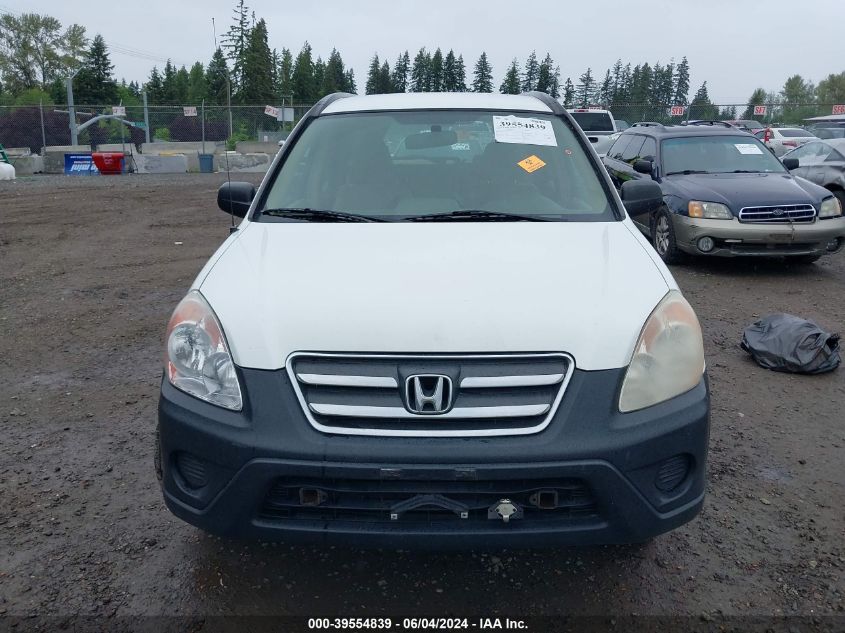 2005 Honda Cr-V Lx VIN: JHLRD785X5C012461 Lot: 39554839