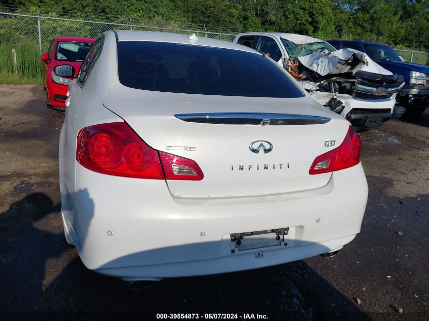 2013 Infiniti G37 Journey/Sport VIN: JN1CV6AP1DM306509 Lot: 39554873