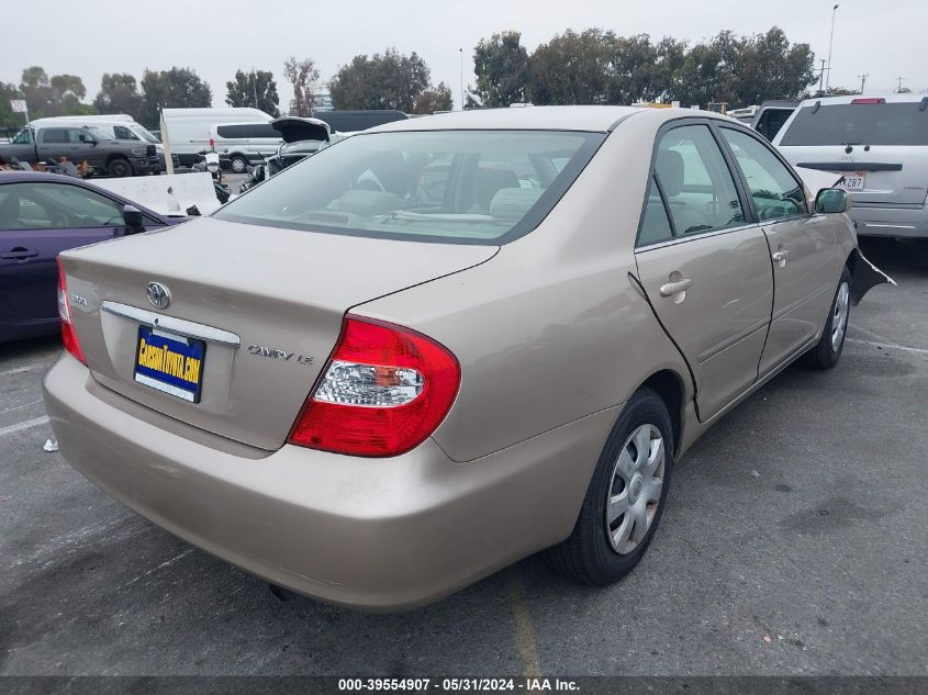 2004 Toyota Camry Le/Xle/Se VIN: 4T1BE32KX4U272060 Lot: 39554907