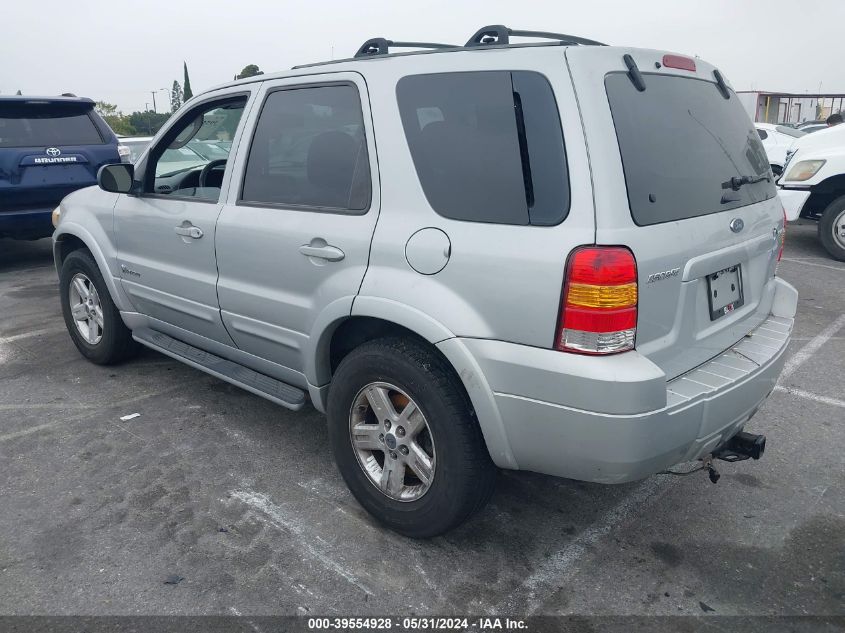 2005 Ford Escape Hybrid VIN: 1FMYU95H55KC53493 Lot: 39554928