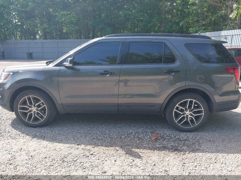 2019 Ford Explorer Sport VIN: 1FM5K8GT7KGB00942 Lot: 39554932