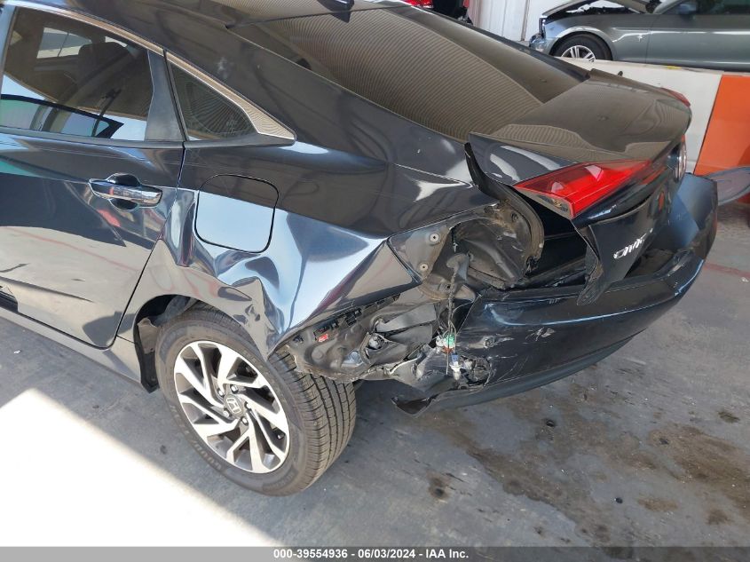 2018 Honda Civic Ex VIN: 19XFC2F70JE010800 Lot: 39554936