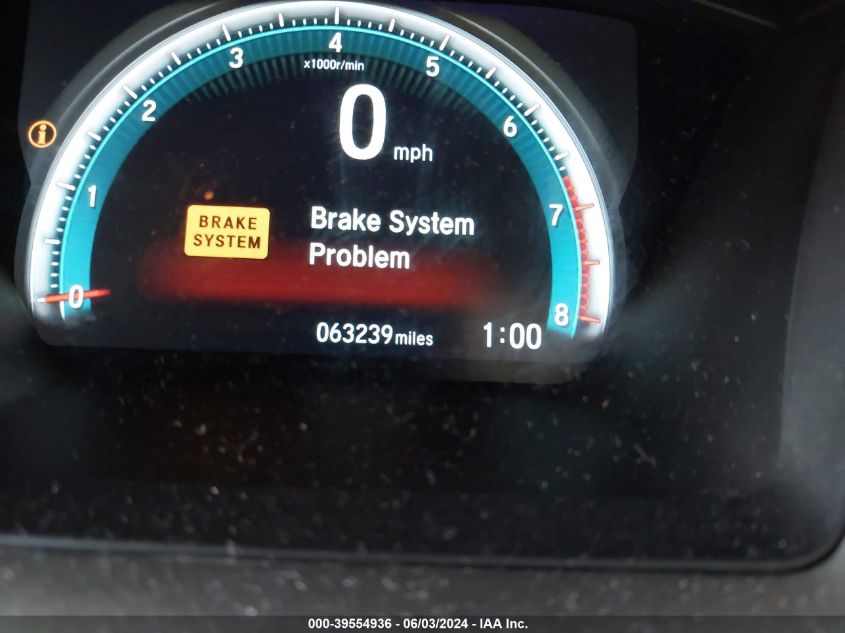 2018 Honda Civic Ex VIN: 19XFC2F70JE010800 Lot: 39554936