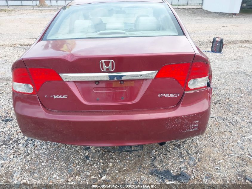 2010 Honda Civic Lx VIN: 19XFA1F54AE013097 Lot: 39554942