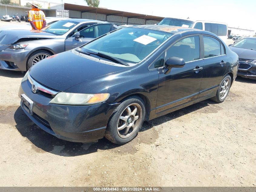 2006 Honda Civic Lx VIN: 2HGFA16506H522763 Lot: 39554943