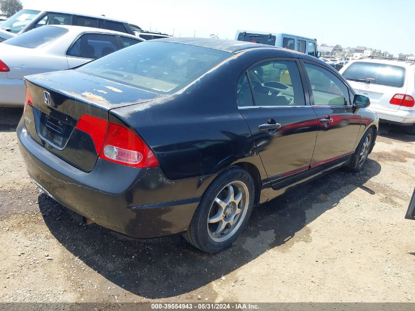 2006 Honda Civic Lx VIN: 2HGFA16506H522763 Lot: 39554943