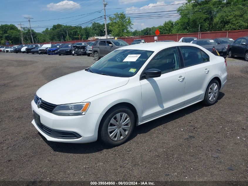 2014 Volkswagen Jetta 2.0L S VIN: 3VW2K7AJ2EM276149 Lot: 39554950