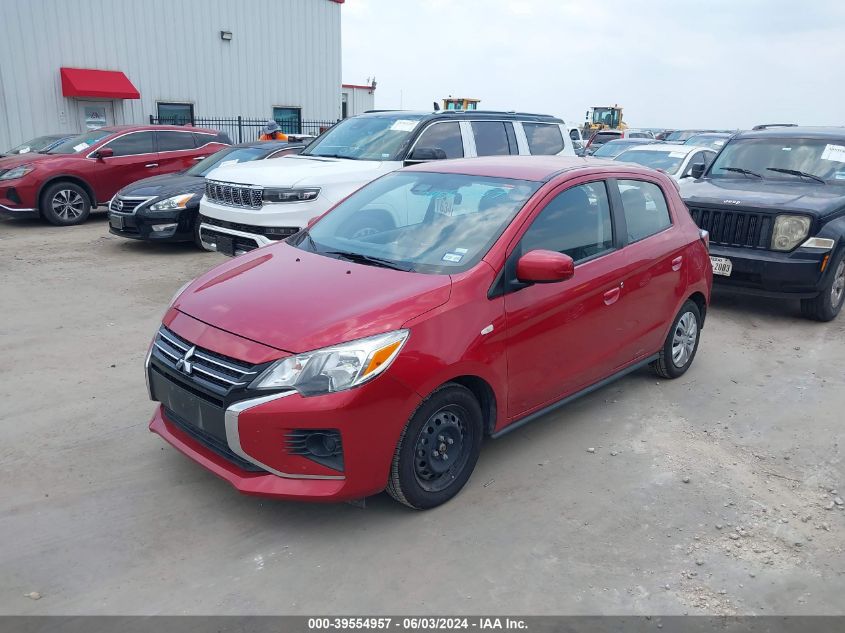 2021 Mitsubishi Mirage Carbonite Edition/Es/Le VIN: ML32AUHJ5MH003500 Lot: 39554957