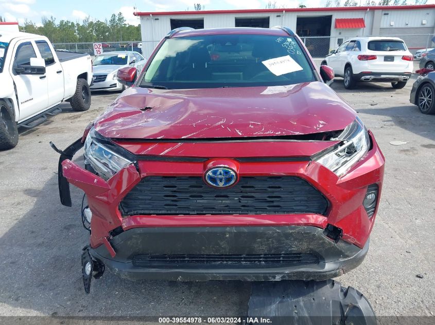 2021 Toyota Rav4 Xle Premium Hybrid VIN: JTMB6RFV8MD039299 Lot: 39554978
