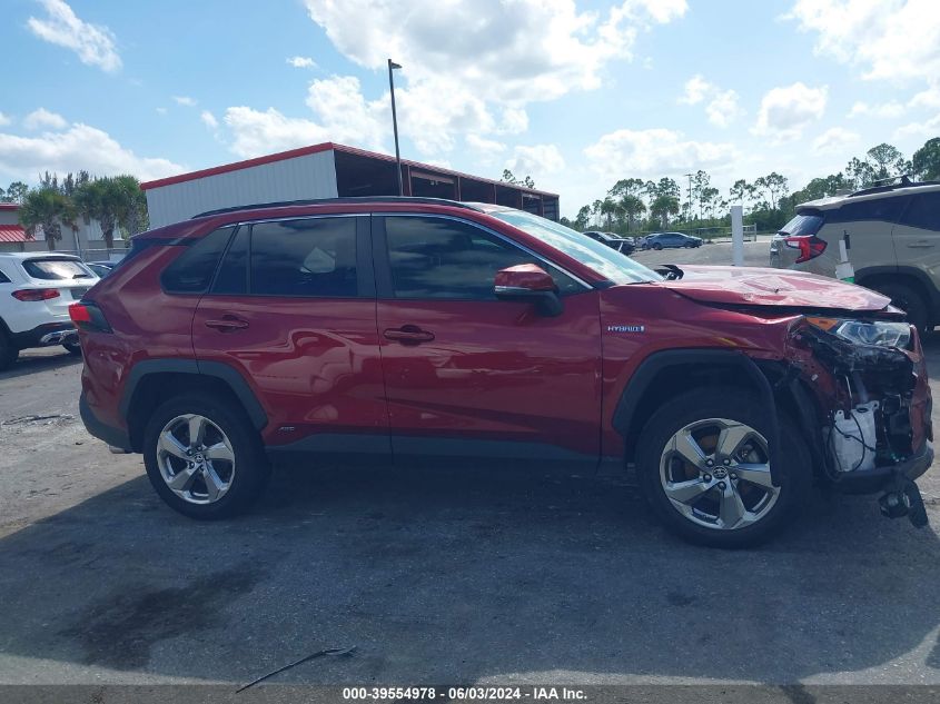 2021 Toyota Rav4 Xle Premium Hybrid VIN: JTMB6RFV8MD039299 Lot: 39554978