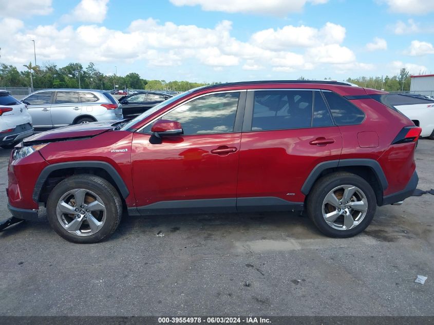 2021 Toyota Rav4 Xle Premium Hybrid VIN: JTMB6RFV8MD039299 Lot: 39554978