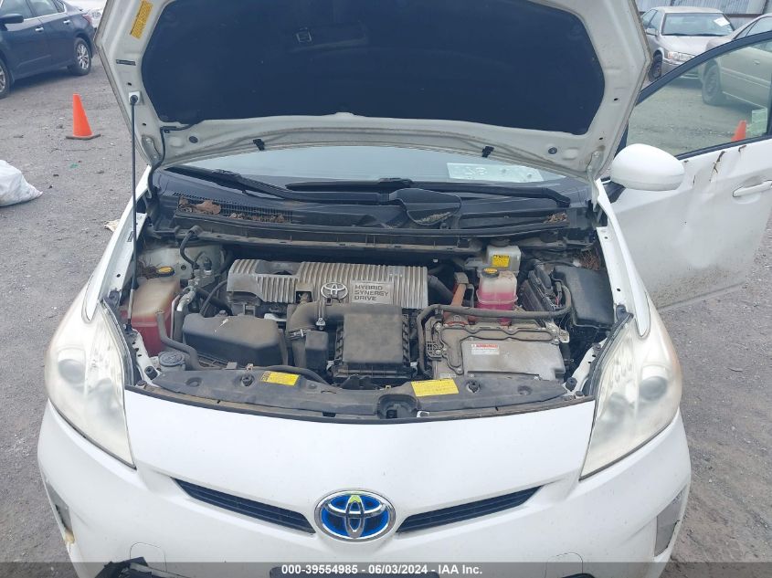 2012 Toyota Prius Three VIN: JTDKN3DU5C1600794 Lot: 39554985