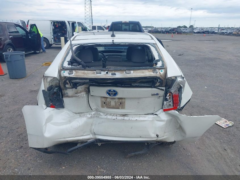 2012 Toyota Prius Three VIN: JTDKN3DU5C1600794 Lot: 39554985