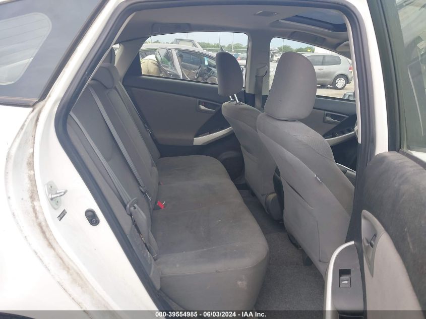 2012 Toyota Prius Three VIN: JTDKN3DU5C1600794 Lot: 39554985