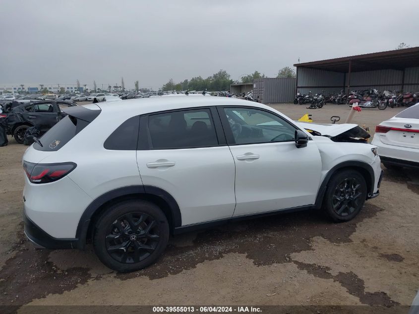 2023 Honda Hr-V 2Wd Sport VIN: 3CZRZ1H55PM707289 Lot: 39555013