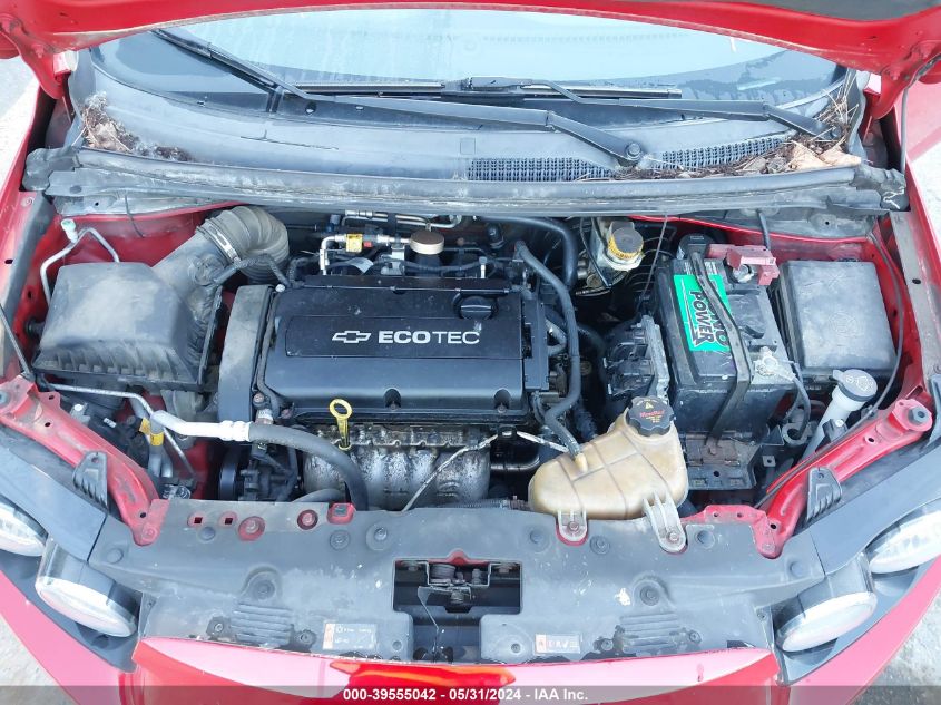 2012 Chevrolet Sonic 1Ls VIN: 1G1JB5SHXC4191236 Lot: 39555042