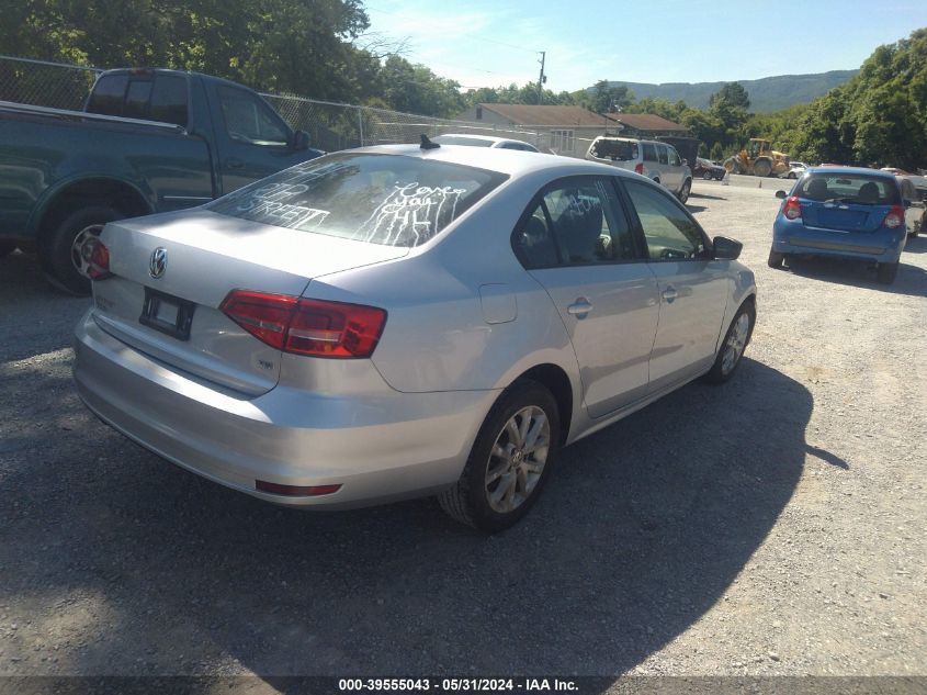 2015 Volkswagen Jetta 1.8T Se VIN: 3VWD17AJ4FM313747 Lot: 39555043