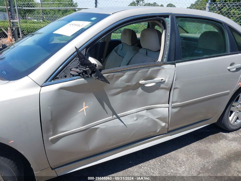 2012 Chevrolet Impala Lt VIN: 2G1WB5E39C1126945 Lot: 39555063