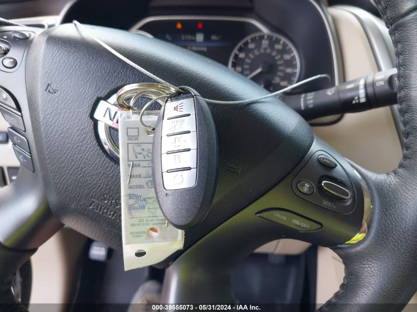 2019 Nissan Murano Platinum VIN: 5N1AZ2MJ2KN144711 Lot: 39555073