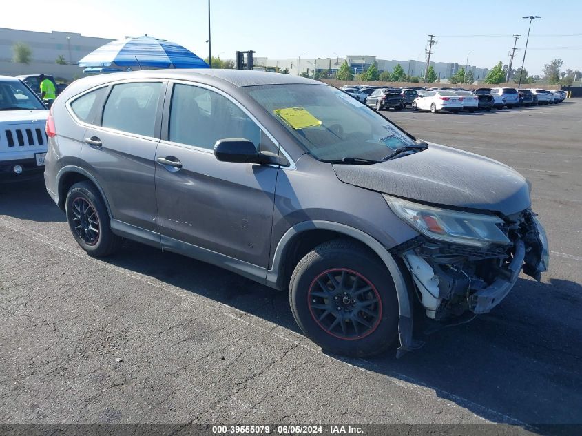 2015 Honda Cr-V Lx VIN: 3CZRM3H36FG715956 Lot: 39555079