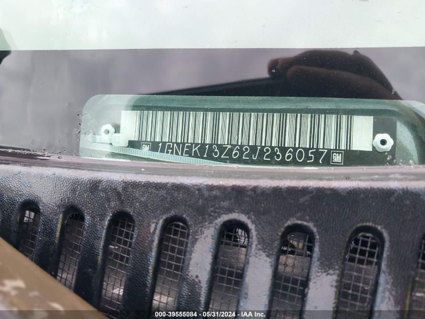 2002 Chevrolet Tahoe Lt VIN: 1GNEK13Z62J236057 Lot: 39555084