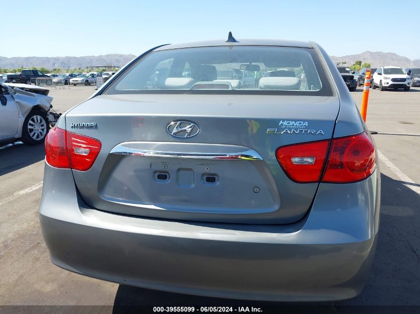 2010 Hyundai Elantra Gls VIN: KMHDU4AD2AU135212 Lot: 39555099