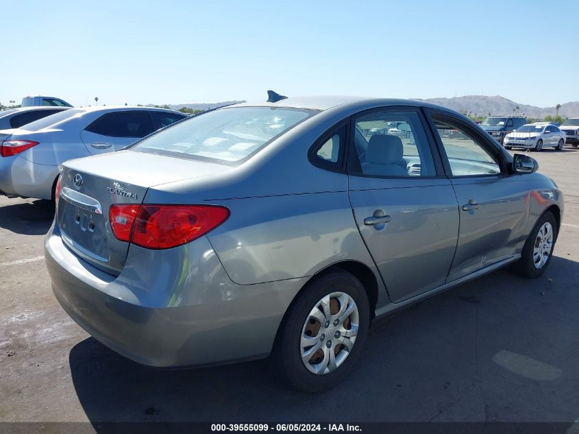 2010 Hyundai Elantra Gls VIN: KMHDU4AD2AU135212 Lot: 39555099