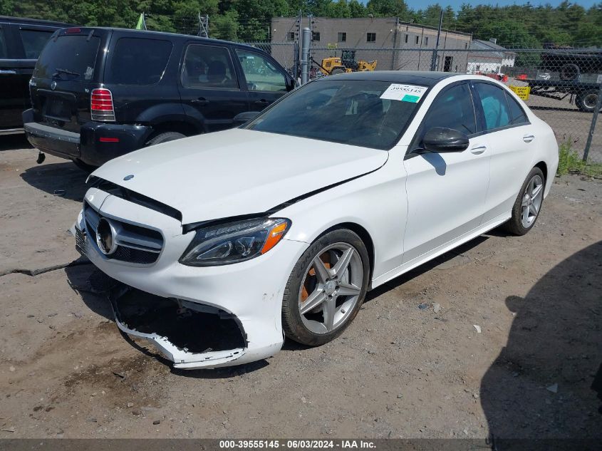 55SWF6GB2FU008628 2015 MERCEDES-BENZ C CLASS - Image 2