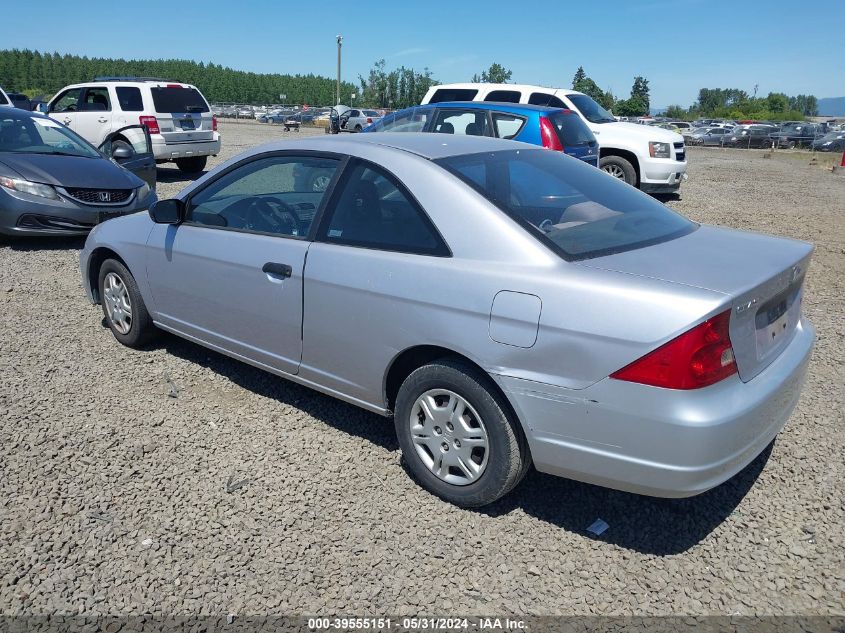 2001 Honda Civic Dx VIN: 1HGEM21241L073248 Lot: 39555151