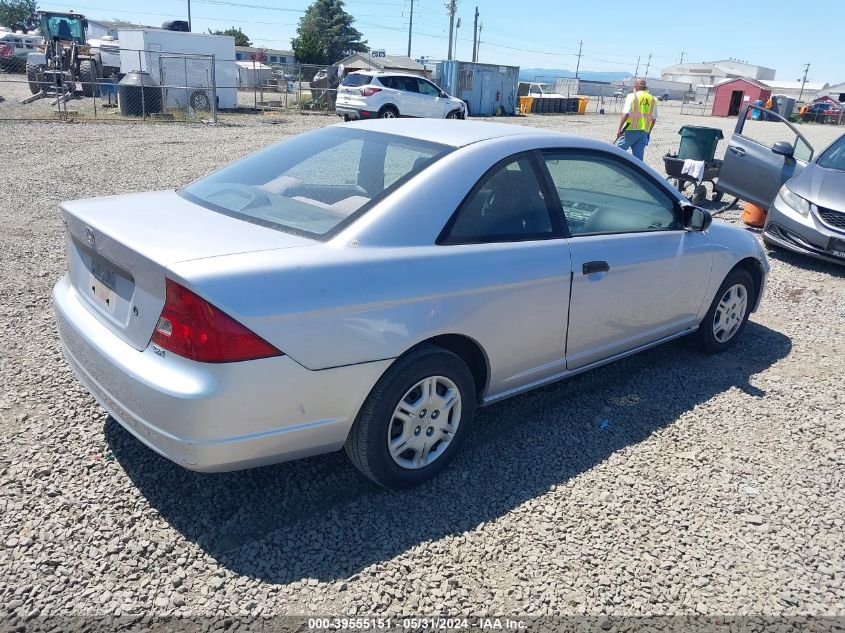 2001 Honda Civic Dx VIN: 1HGEM21241L073248 Lot: 39555151