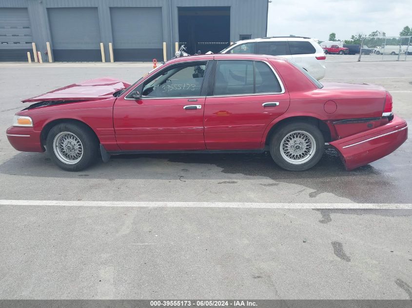 2001 Ford Crown Victoria Lx VIN: 2FAFP74W91X204057 Lot: 39555173